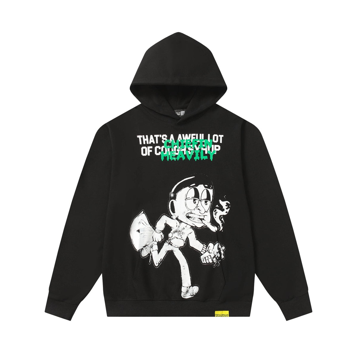 THAT'S A AWFUL LOT OF COUGH SYRUP Tomorrow Star Graphic Hoodie — front
